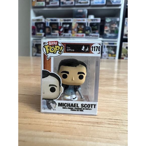BITTY Michael Scott Crutches The Office Funko Pop #1170 Television TV Shows Show - Picture 1 of 6